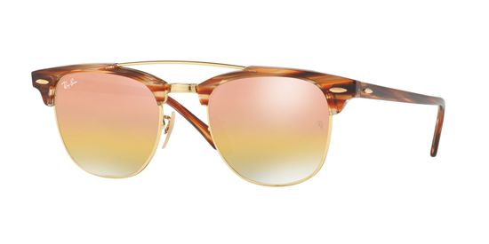 Picture of Ray Ban RB3816 CLUBMASTER DOUBLEBRIDGE Sunglasses