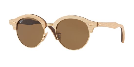 Picture of Ray Ban RB4246M CLUBROUND WOOD Sunglasses